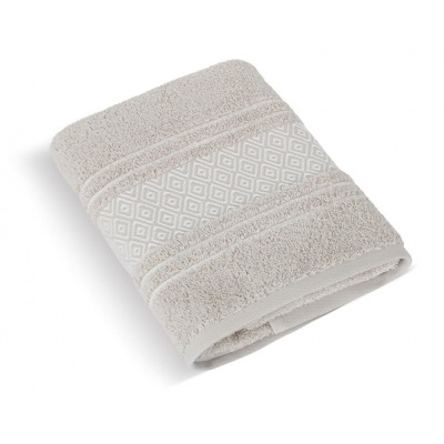 Bellatex Froté ručník a osuška Mozaika béžová velikost Ručník - 50x100 cm