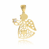Zlatý prívesok anjel 585 so srdiečkom