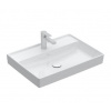 Villeroy & Boch Collaro - Umývadlo 65x47 cm, bez prepadu, otvor na batériu, CeramicPlus, Stone White 4A3366RW