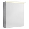 Sapho LINEX galérka s LED osvetlením, 60x70x15cm, ľavá/pravá. dub strieborný SPH LX060-0011