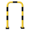 Flexibilný protinárazový ochranný oblúk typ R 12.7, dovnútra, 750 x 1240 mm, žlto-čierny