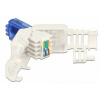 Delock DeLOCK - Netzwerkanschluss - RJ-45 (M) - UTP - CAT 6a - (Anzahl pro Packung: 2) Konektor RJ45 Cat.6A UTP bez nástrojov, 2 kusy 86417 modrá, biela 1 ks; 86417