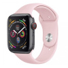 SES Silikónový remienok pre chytré hodinky Apple Watch SE 40 mm (2024) - svetlo ružový 17789