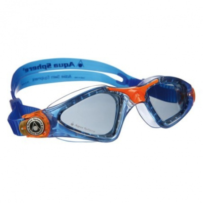 Plavecké okuliare KAYENNE JUNIOR Aquasphere, Aquasphere tmavý zorník-světle modrá/oranžová