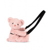 Doudou Plyšová taška cez rameno Medvedík ružový 30 cm