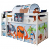 MID.YOU VYVÝŠENÁ POSTEĽ, 90/200 cm biela - Online Only detský nábytok - 000406003632