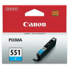 Canon originál ink CLI551C, cyan, 7ml, 6509B001, Canon PIXMA iP7250, MG5450, MG6350, MG7550