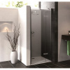 Hüppe Enjoy Pure Sprchové dveře 120 cm pro instalaci do niky, stříbrná/čiré sklo 4T0210092322NIKA