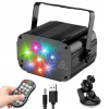 DISCO PROJEKTOR DJ LAMPA STROBOSKOP OVLÁDANIE ZVUKOM/DIAĽKOVÉ OVLÁDANIE