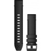 Remienok Garmin QuickFit 22 mm, koža Horween, čierny 010-12738-19
