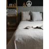 Prikrývka na posteľ - Docoven Bedspread Cotton 220 x 200 cm (Bavlnená posteľná posteľ Boho Loft 200x220 béžová melange)
