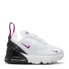 Nike Air Max 270 Baby/Toddler Shoe White/Pink C5 (21.5)
