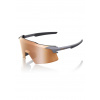 Slnečné okuliare 100% Aerocraft – Soft Tact Grey – HiPER Copper Mirror