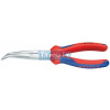 KNIPEX 38 25 200 Kliešte pre mechanikov, polguľaté čeľuste zahnuté 40°, viacsl. návleky, chrómované
