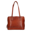Dámska kožená kabelka na notebook The Chesterfield Brand Viamonta - koňak