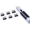 Smartkeeper zámok portu USB UL03PKBK sada 6 ks čierna vr. 1 kľúče UL03PKBK; UL03PKBK