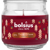 Sviečka Bolsius Large Jar,Winter Spices , vonná, Vianoce, červená, 100x98 mm, v skle