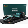 Bburago Aston martin F1 Amr23 Team Aramco Cognizant N 18 Season 2023 Lance Stroll – With Pilot And Showcase 1:43 zelená