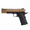 CyberGun airsoft pištoľ GBB COLT 1911 Ported Green Gas Half Tan