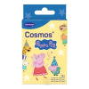 Cosmos Peppa Pig vodeodolná detská náplasť na rany, 3 veľkosti, 12 ks