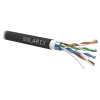 KABEL PATCH FTP kat. 5e, 305m , drát SOLARIX PVC+ PE VENKOVNÍ PE venkovní