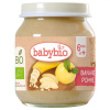 BABYBIO bio banán a jablko 130 g