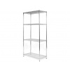 Potravinársky regál 1600 x 460 x 610 mm, 4 police