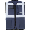 KORNTEX HI-VIS KXMF BERLIN / Reflexná multifunkčná vesta - navy XL