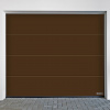Automatická segmentová garážová brána s pohonom 2500x2125 mm, hnedá, IHNEĎ K ODBERU