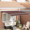 zahrada-XL Zatemniteľná markíza Hnedá 300x250 cm látka 3329958