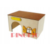 JK ANIMALS domek Kvádr drevený domček pre morčatá 23 x 15 x 13 cm