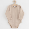 Dojčenské body celorozopínacie New Baby Classic II svetlo béžové Béžová 50