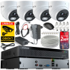 FORCE Sada monitorovania 4x IP kamera 2MPx Full HD záznamník Aplikácia
