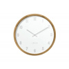 LAVVU LCT4060 - Svetlé drevené biele hodiny Fade