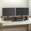 zahrada-XL Stojan na monitor medovo-hnedý 100x27x15 cm masívna borovica 814027