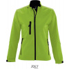 SOL'S | Roxy, Dámska 3-vrst. softshell. bunda, zelená absinthe, XL