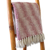 AWM Boho Pohodlný Prehoz - 125 x 150 cm - Rubínová Dvojfarebná 1ks