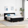 zahrada-XL Posteľ s pružinami a matracom krémová 90x200 cm Čierna 3340285