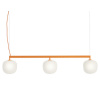 Muuto Závesné svietidlo Rime Rail, orange 44817