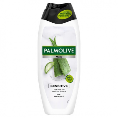 Palmolive For Men Sensitive sprchový gél pre mužov 2v1 500ml