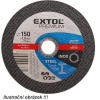 EXTOL PREMIUM 8808105 kotouč řezný na ocel/nerez, O 150x1,0x22,2mm