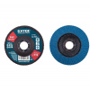 EXTOL INDUSTRIAL 8803406 kotouč lamelový šikmý zirkonový, P60, O 115mm