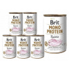 BRIT Mono Protein Rabbit vlhké krmivo pre psa Králik 6x400g HYPOALERGÉNNY
