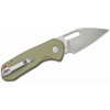 Vega CJRB J1933-GN Mini Pyrite Green vreckový nôž 5,5 cm, Sand Polish, zelená, hliník