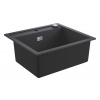 Grohe Drezy Kompozitný drez K700 s automatickým odtokom, 56x51 cm, granitová čierna 31651AP0-GR