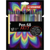 Fixy STABILO Pen 68 18 ks kartónové púzdro 