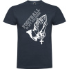 Superfutbal Pánske tričko Football my religion, tmavo sivé Veľkosť: XL