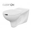 Cersanit ETIUDA WC misa závesná CleanOn 38x73 pre telesne postihnutých, Biela K670-002 K670-002