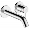 Hansgrohe Tecturis S, páková umývadlová batéria EcoSmart+ pod omietku s výtokom 165 mm, chrómová, HAN-73350000