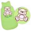 Spací vak Medvedík Teddy Baby Nellys - sv. zelený vel. 1